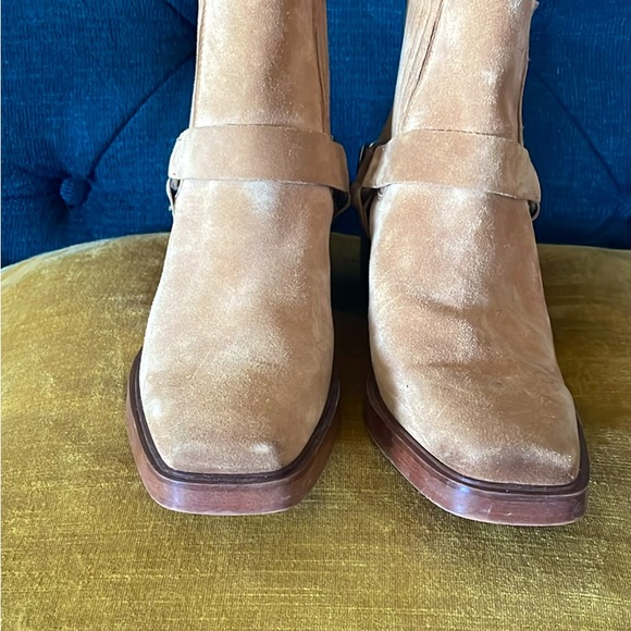 Leather Suede Ankle Boot - Picture 4 of 6